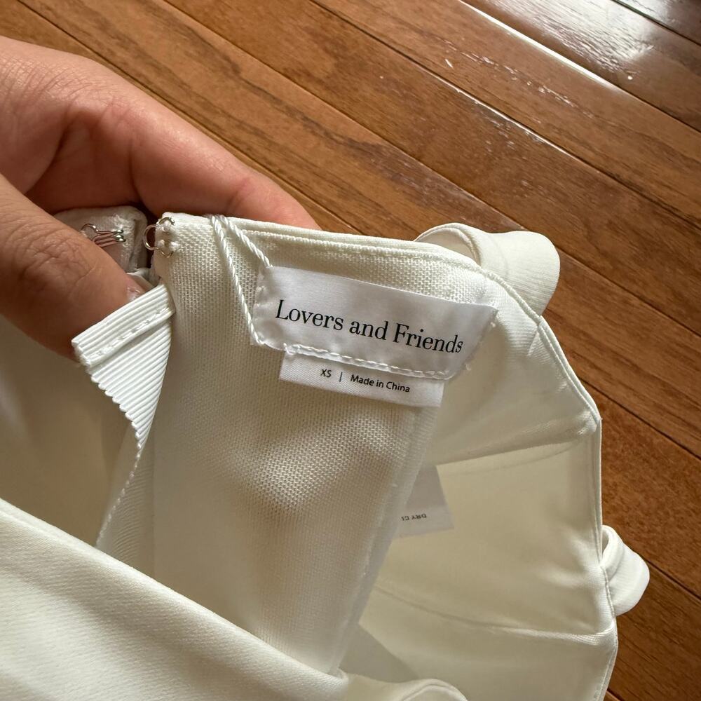 Lovers and Friends | NEW White Corset Style Jacqueline Tank Top Preppy Summer - Picture 7 of 9